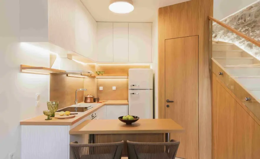 Office de cocina bien resuelto - medidas, materiales y luz
