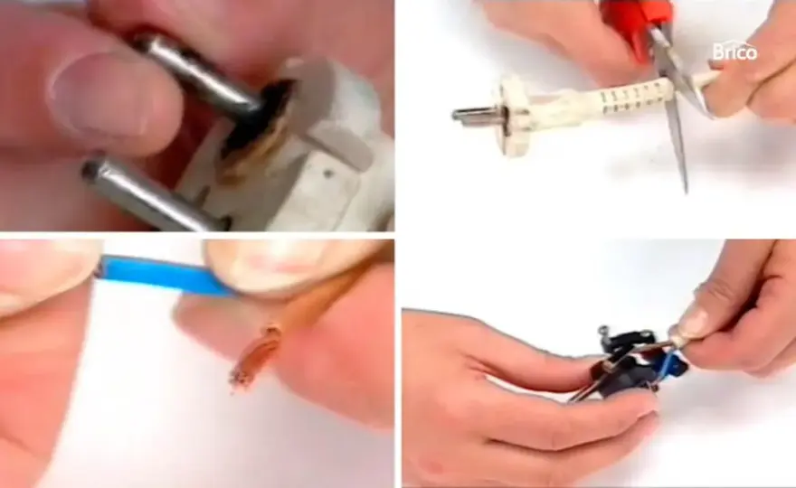 Cómo poner una clavija en un cable sin errores