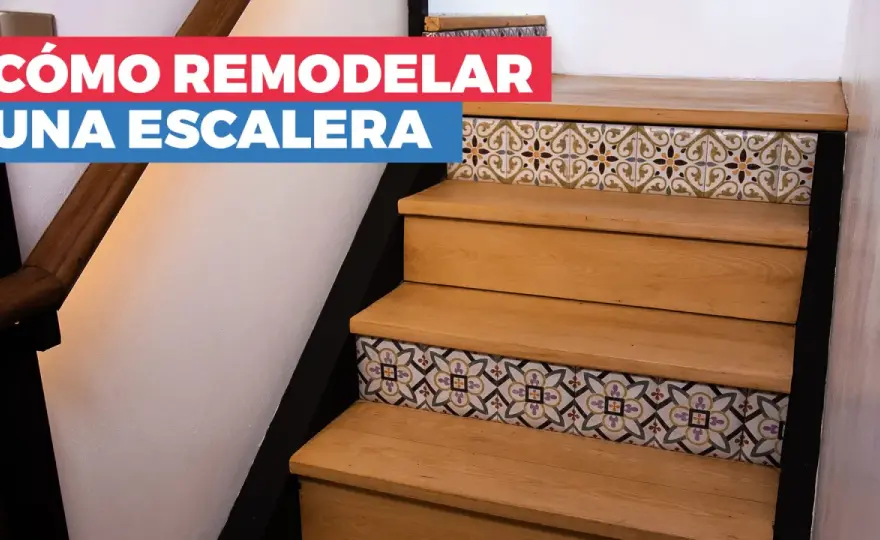 Pintar una escalera de madera sin lijar - así se hace bien