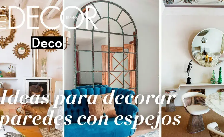 Decorar espejos con estilo sin recargar la estancia