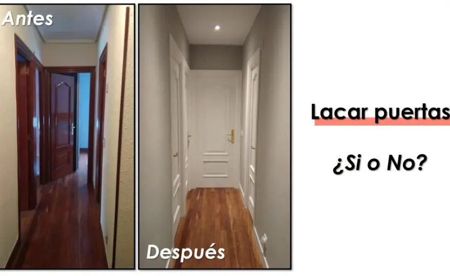 Repintar una puerta ya pintada sin errores ni marcas