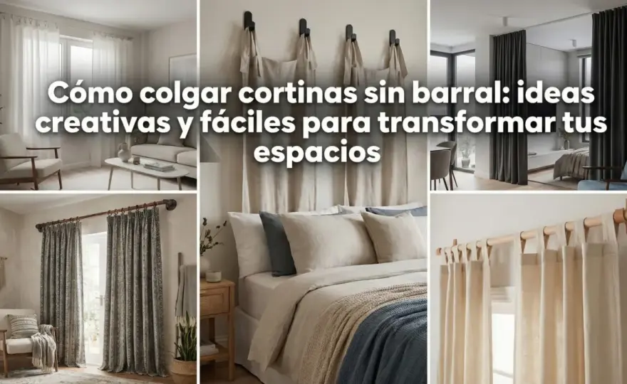 Cómo colgar cortinas en el dormitorio sin fallar