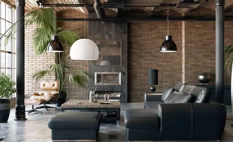 Paredes estilo industrial - cómo elegir materiales y acertar